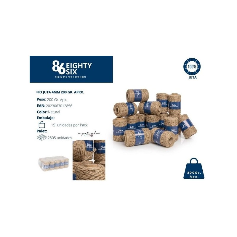 PTY线 CUERDA MACRAME 200GR 4MM APRX