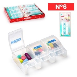 FORTE塑料药盒 PASTILLERO ABREFACIL No 6 - 3 TOMAS BLISTER