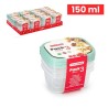 FORTE塑料外卖盒 PACK 3 FIAMBRERAS MINI RECTANGULAR 150 ML SURT VRM