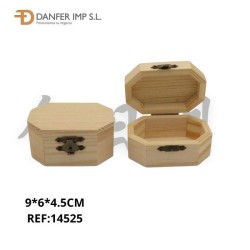 松木八角形木盒 CAJA DE MADERA LY-10383