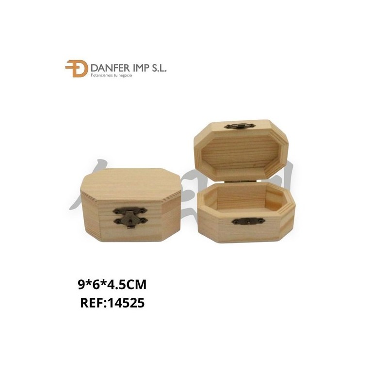 松木八角形木盒 CAJA DE MADERA LY-10383
