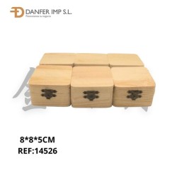 松木四角圆角方形木盒 CAJA DE MADERA LY-10605