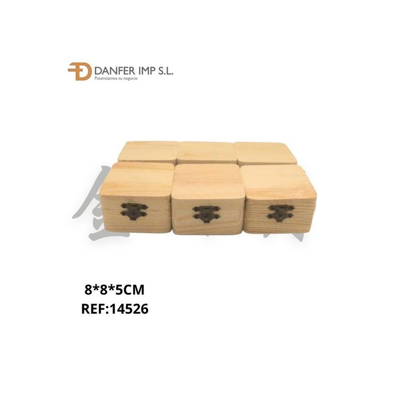 松木四角圆角方形木盒 CAJA DE MADERA LY-10605
