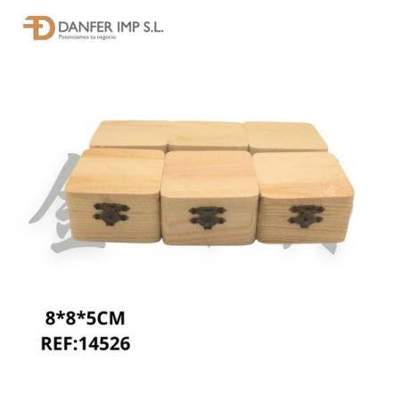 松木四角圆角方形木盒 CAJA DE MADERA LY-10605