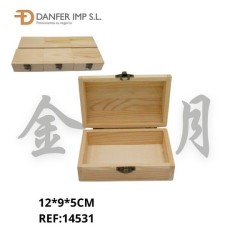 松木长方形木盒 CAJA DE MADERA LY-21630