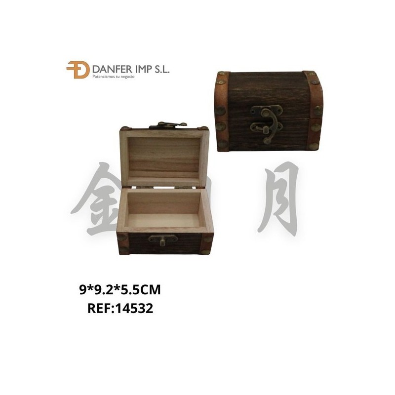 桐木重烤色图钉木盒 CAJA DE MADERA LY-3076A