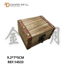 桐木轻烧色图钉木盒 CAJA DE MADERA LY-3076