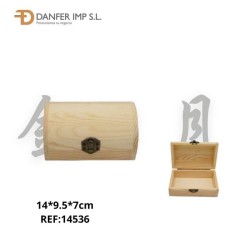 小号松木拱形木盒 CAJA DE MADERA LY-3089