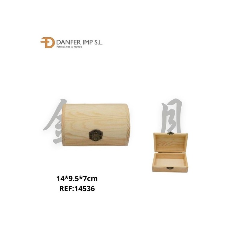 小号松木拱形木盒 CAJA DE MADERA LY-3089