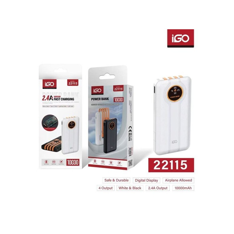 IGO充电宝 CARGADOR PORTATIL 10000mah
