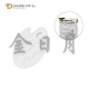 六眼白色调色盘 PALETA PINTURA 6 HUECOS