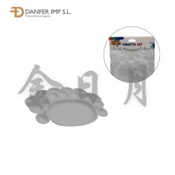 八眼白色调色板 PALETA PINTURA 8 HUECOS